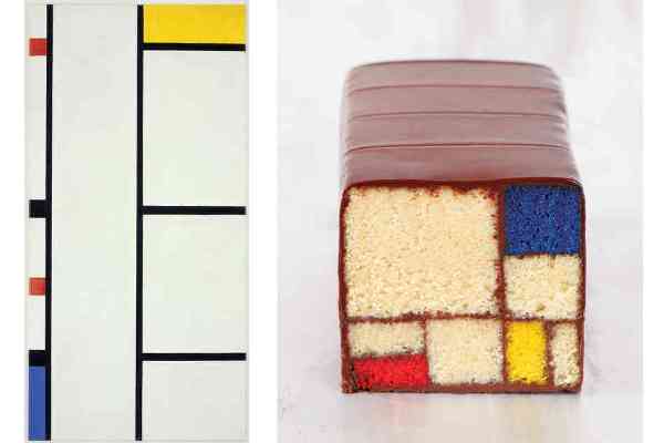 Omaggio a Piet Mondrian, la torta di Caitlin Freeman